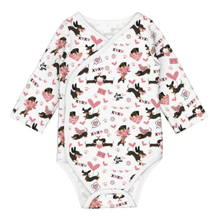 Coaee Dachshund Dog Puppy for Soft Cotton Baby Long-Sleeve Bodysuit Girls Boys Bodysuit Romper
Coaee Dachshund Dog Puppy for Soft Cotton Baby Long-Sleeve Bodysuit Girls Boys Bodysuit Romper