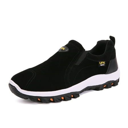 Mens Hiking Shoes Laceless Suede Breathable Slip Resistant Boots Lightweight Sneakers for Outdoor Activity Hiking Walking
Mens Hiking Shoes Laceless Suede Breathable Slip Resistant Boots Lightweight Sneakers for Outdoor Activity Hiking Walking