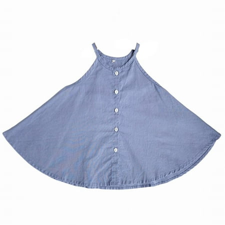 Summer Dresses For Girls Solid Color Cotton And Linen Suspender Dress Sleeveless Top Beach Skirt For 4-5 Years
Summer Dresses For Girls Solid Color Cotton And Linen Suspender Dress Sleeveless Top Beach Skirt For 4-5 Years