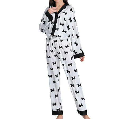Homgro Women s Long Sleeve Pajama Set Satin Pj Button Down Pant V Neck Two Piece Sleepwear Pattern Printed Patterned4 Medium
Homgro Women s Long Sleeve Pajama Set Satin Pj Button Down Pant V Neck Two Piece Sleepwear Pattern Printed Patterned4 Medium
