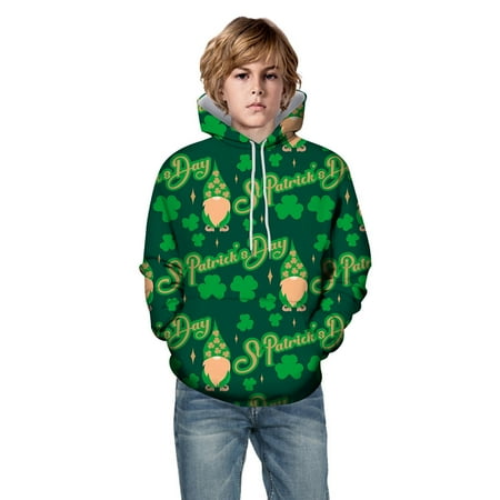 Kids Sweatshirt Boys Girls Autumn Winter St. Patricks S Day Casual Fashion Full Print Long Sleeve Children Hoodies
Kids Sweatshirt Boys Girls Autumn Winter St. Patricks S Day Casual Fashion Full Print Long Sleeve Children Hoodies