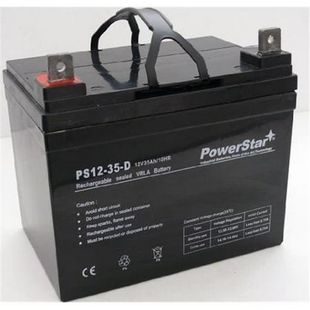 PowerStar AGM1235-118 85980 & D5722 Sealed Lead Acid Battery - 12V, 35Ah UB12350