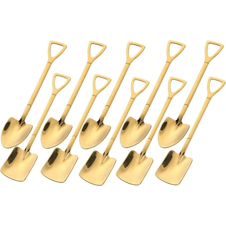 Dessert Shovel Spoons Set - 10 Pieces 6 inch Stainless Steel Tea Coffee Fruit Cake Spoons for Parties Events Wedding Dishwasher
Dessert Shovel Spoons Set - 10 Pieces 6 inch Stainless Steel Tea Coffee Fruit Cake Spoons for Parties Events Wedding Dishwasher