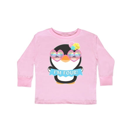 Inktastic I m 4 Cute Penguin with Sunglasses and Flowers Gift Toddler Boy or Toddler Girl Long Sleeve T-Shirt
Inktastic I m 4 Cute Penguin with Sunglasses and Flowers Gift Toddler Boy or Toddler Girl Long Sleeve T-Shirt