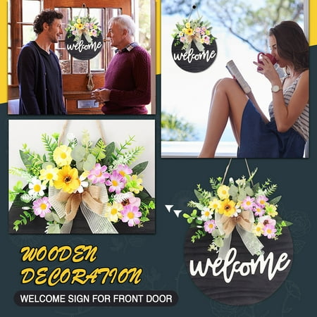 NEGJ Wooden Sign Listing Pendant Listing Round Creative Welcome Door Indoor Home Decor
NEGJ Wooden Sign Listing Pendant Listing Round Creative Welcome Door Indoor Home Decor