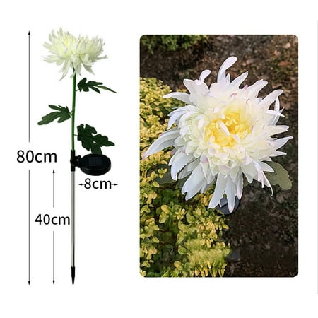 Solar LED Flower Light Plug-In Outdoor Garden Light Garden Home Decor