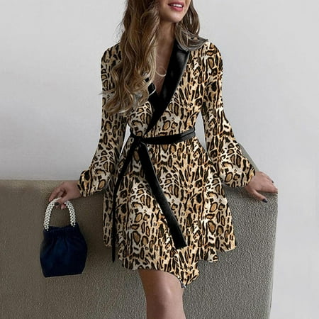 YOTAMI Womens Jackets Long Sleeve Outwear Fall Savings Women Casual Turn-Down Collor Print Long Sleeve Dress Cardigan Pajamas Loose Dress S-6XL
YOTAMI Womens Jackets Long Sleeve Outwear Fall Savings Women Casual Turn-Down Collor Print Long Sleeve Dress Cardigan Pajamas Loose Dress S-6XL