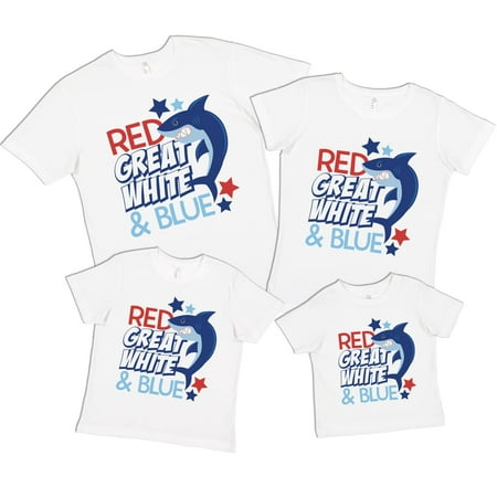 7 ate 9 Apparel Matching Family 4th of July Shirts - White Great White White Shark White T-Shirt 2T
7 ate 9 Apparel Matching Family 4th of July Shirts - White Great White White Shark White T-Shirt 2T
