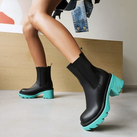 Tejiojio Fall Clearance Color Block Thick-soled Thick High-heeled Women s Short Boots
Tejiojio Fall Clearance Color Block Thick-soled Thick High-heeled Women s Short Boots