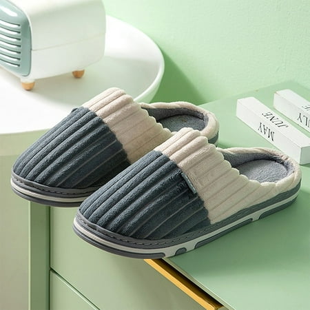 CoCopeanut Autumn Winter Indoor Cotton Slippers With Fleece Warm Non-Slip Soft Bottom Home Slides Women Stripes Shoes Classic Men Slippers
CoCopeanut Autumn Winter Indoor Cotton Slippers With Fleece Warm Non-Slip Soft Bottom Home Slides Women Stripes Shoes Classic Men Slippers