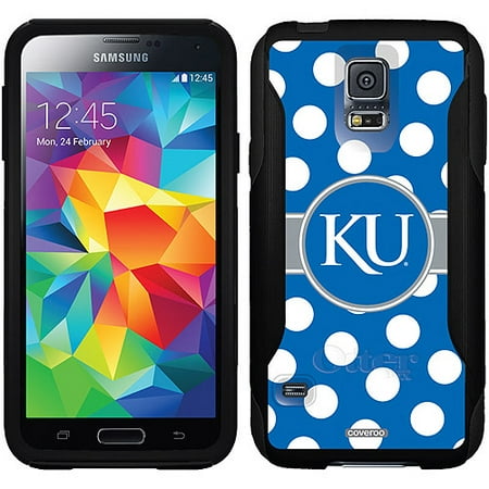 University of Kansas Polka Dots Design on OtterBox Commuter Series Case for Samsung Galaxy S5