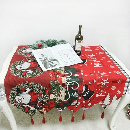 Table Runner Wear Resistant Cartoon Pattern Cotton Flax Christmas Themed Dining Mat Decor for Home Clear Cotton Flax
Table Runner Wear Resistant Cartoon Pattern Cotton Flax Christmas Themed Dining Mat Decor for Home Clear Cotton Flax