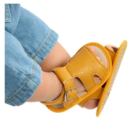 Cathalem Toddler Sneaker Sandals Boys Baby Flat Boys Shoes Sandals Prewalker Girls Rubber Sole Walking Non-Slip Shoes Toddler 5 Sandal Yellow 0 Months
Cathalem Toddler Sneaker Sandals Boys Baby Flat Boys Shoes Sandals Prewalker Girls Rubber Sole Walking Non-Slip Shoes Toddler 5 Sandal Yellow 0 Months