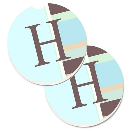 Carolines Treasures CJ1003-HCARC Letter H Initial Monogram - Blue Stripes Set of 2 Cup Holder Car Coasters Large
Carolines Treasures CJ1003-HCARC Letter H Initial Monogram - Blue Stripes Set of 2 Cup Holder Car Coasters Large