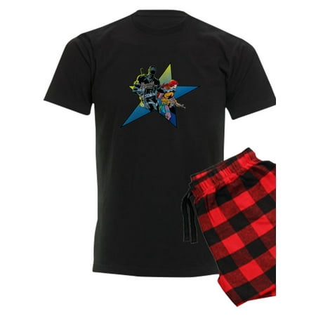 CafePress - G.I. Joe Snake Eyes And Scarlett - Men s Dark Pajamas