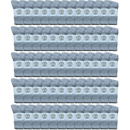 60 Pairs Of SOCKS NBULK Wholesale Kids Crew Socks Childrens Cotton Casual Crew Socks Size 6-8 (Gray)
60 Pairs Of SOCKS NBULK Wholesale Kids Crew Socks Childrens Cotton Casual Crew Socks Size 6-8 (Gray)
