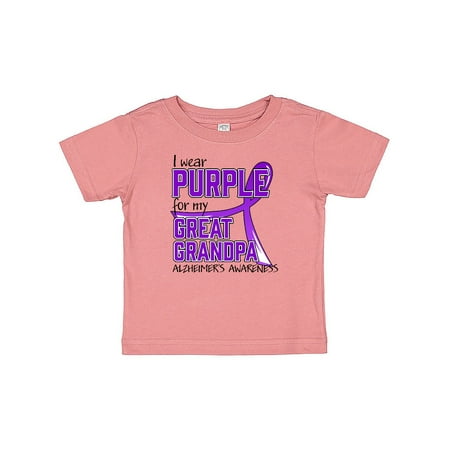Inktastic I Wear Purple for my Great Grandpa- Alzheimers Awareness Gift Baby Boy or Baby Girl T-Shirt
Inktastic I Wear Purple for my Great Grandpa- Alzheimers Awareness Gift Baby Boy or Baby Girl T-Shirt