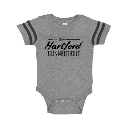 Inktastic From Hartford Connecticut in Black Distressed Text Gift Baby Boy or Baby Girl Bodysuit
Inktastic From Hartford Connecticut in Black Distressed Text Gift Baby Boy or Baby Girl Bodysuit