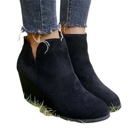 Women\ s Suede Boots with Side Zipper Warm Ankle Boots Vintage Style Easy to Put on Winter Outdoor Supply
Women\ s Suede Boots with Side Zipper Warm Ankle Boots Vintage Style Easy to Put on Winter Outdoor Supply