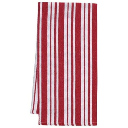 KAF Home Basketweave Oversized Kitchen Towel, 100% Cotton, Cherry