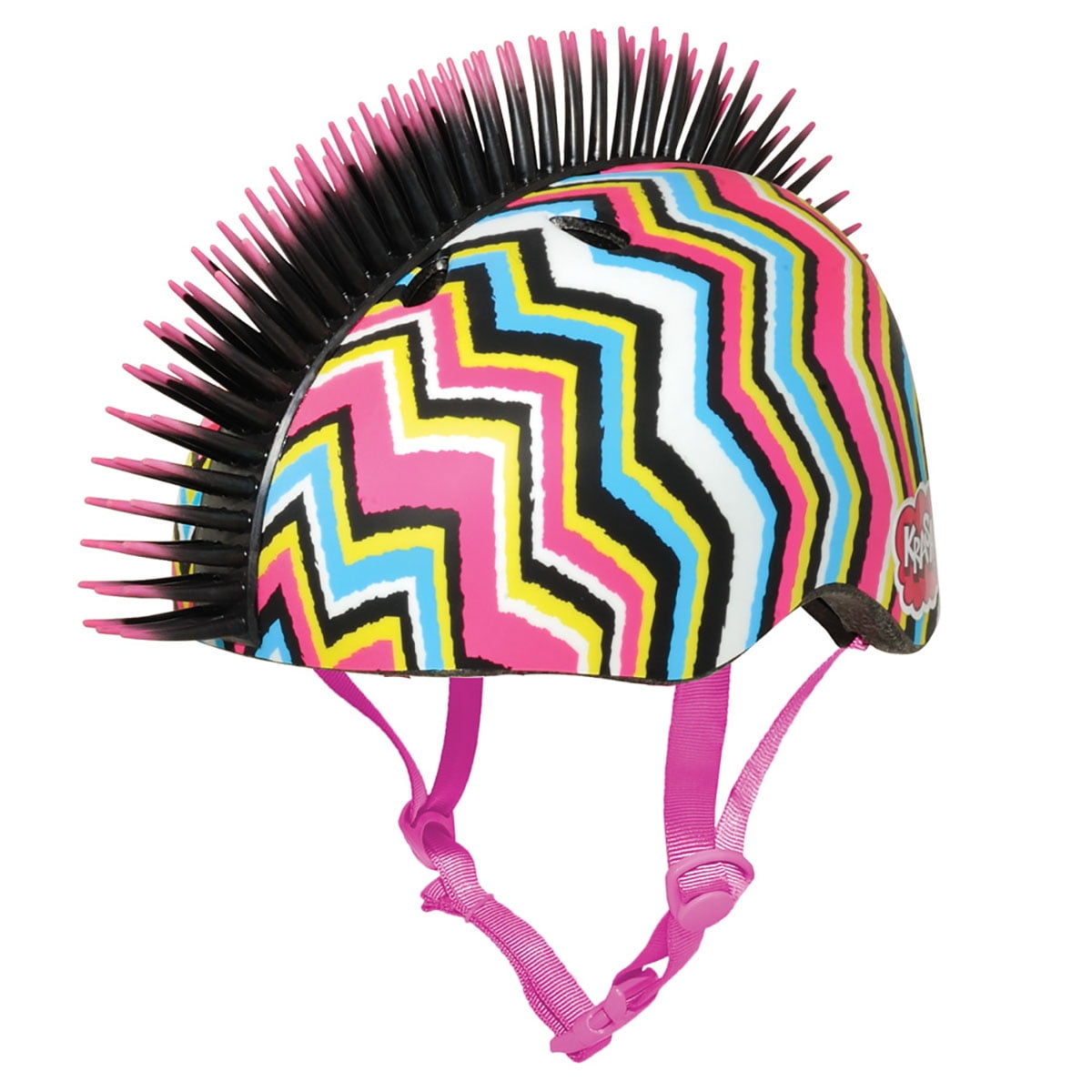 youth bike helmet with mohawk