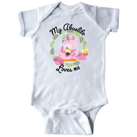 Inktastic Baby Flamingo My Abuelito Loves Me with Flower Wreath Gift Baby Boy or Baby Girl Bodysuit
Inktastic Baby Flamingo My Abuelito Loves Me with Flower Wreath Gift Baby Boy or Baby Girl Bodysuit