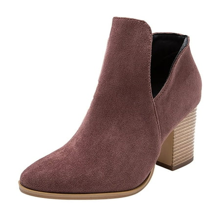 Ankle Boots for Women Womens Fashion Solid Boots Women Pointed Head High Heel Boots Shoes
Ankle Boots for Women Womens Fashion Solid Boots Women Pointed Head High Heel Boots Shoes