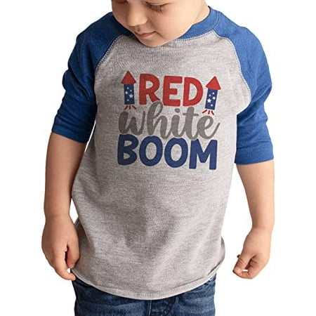 7 ate 9 Apparel Kids Patriotic 4th of July Shirt - Red White Boom Fireworks Blue Shirt 18 Months
7 ate 9 Apparel Kids Patriotic 4th of July Shirt - Red White Boom Fireworks Blue Shirt 18 Months