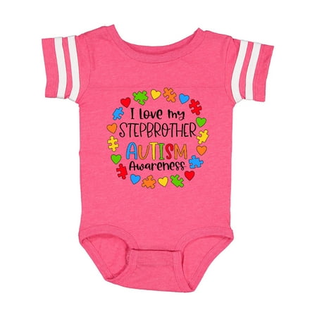 Inktastic I Love my Stepbrother Autism Awareness Gift Baby Boy or Baby Girl Bodysuit
Inktastic I Love my Stepbrother Autism Awareness Gift Baby Boy or Baby Girl Bodysuit