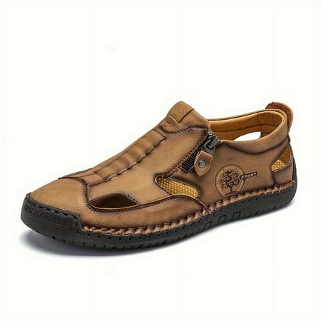 Plus Size Men s Vintage Solid Colour Close Toe Breathable Sandals Comfy Non Slip Durable Rubber Sole Beach Water Shoes
Plus Size Men s Vintage Solid Colour Close Toe Breathable Sandals Comfy Non Slip Durable Rubber Sole Beach Water Shoes