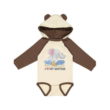 Inktastic I Love My Brother Cute Elephants with Moon and Stars Gift Baby Boy or Baby Girl Long Sleeve Bodysuit
Inktastic I Love My Brother Cute Elephants with Moon and Stars Gift Baby Boy or Baby Girl Long Sleeve Bodysuit