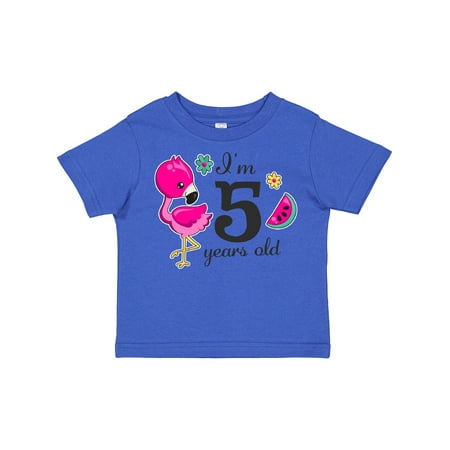 Inktastic I m 5 Years Old with Flamingo and Flowers Gift Toddler Toddler Girl T-Shirt
Inktastic I m 5 Years Old with Flamingo and Flowers Gift Toddler Toddler Girl T-Shirt