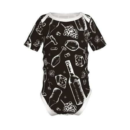 Junzan Wine Seamless Print Short-Sleeve Baby Climbing Clothes Bodysuits for Infant One-Piece for Baby Boys & Girls Baby Clothes Baby Romper with Snap Closure-12 Months
Junzan Wine Seamless Print Short-Sleeve Baby Climbing Clothes Bodysuits for Infant One-Piece for Baby Boys & Girls Baby Clothes Baby Romper with Snap Closure-12 Months