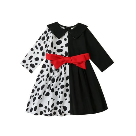 Emmababy Stylish Halloween Costume Dress for Girls Spot Pattern Doll Collar A-Line Dress
Emmababy Stylish Halloween Costume Dress for Girls Spot Pattern Doll Collar A-Line Dress