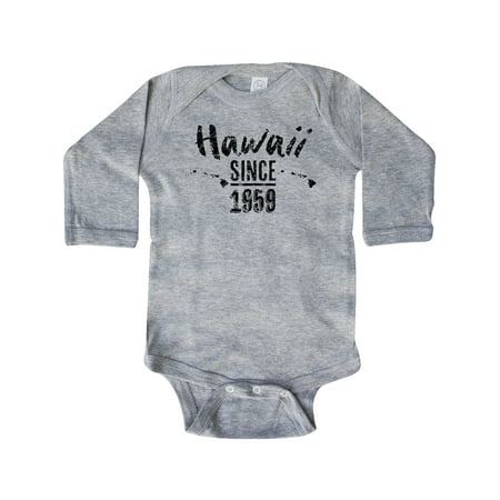 Inktastic Hawaii Since 1959 Gift Baby Boy or Baby Girl Long Sleeve Bodysuit