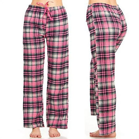 Womens Flannel Pajama Pants Long Novelty Cotton Pj Bottoms