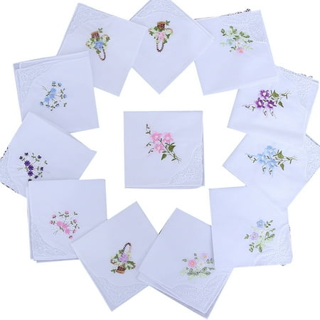 JULYING 5Pcs Womens Cotton Handkerchiefs Floral Embroidered for Butterfly Lace Pocket Ha
JULYING 5Pcs Womens Cotton Handkerchiefs Floral Embroidered for Butterfly Lace Pocket Ha