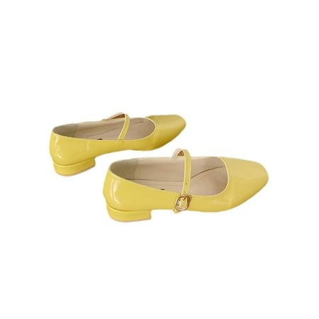 Bellella Women s Pump Shoe Chunky Block Pumps Ankle Strap Mary Jane Anti-Slip Dress Shoes Party Work Yellow 5.5
Bellella Women s Pump Shoe Chunky Block Pumps Ankle Strap Mary Jane Anti-Slip Dress Shoes Party Work Yellow 5.5