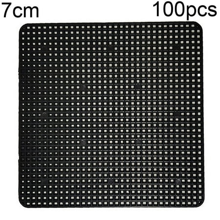 iaksohdu 50Pcs/100Pcs Hollow Square Flower Pot Mat Bonsai Breathable Mesh Pad Cushion
iaksohdu 50Pcs/100Pcs Hollow Square Flower Pot Mat Bonsai Breathable Mesh Pad Cushion