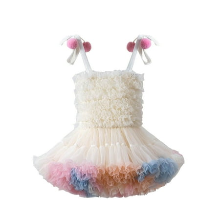 HTGFGMGW Girls Dresses Baby Girls Mesh Tulle Dress Toddler Sleeveless Baby Girl Rainbow Dress Girls Summer Outfits White
HTGFGMGW Girls Dresses Baby Girls Mesh Tulle Dress Toddler Sleeveless Baby Girl Rainbow Dress Girls Summer Outfits White