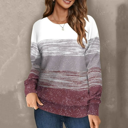 Long Sleeve Shirts for Women Shirts for Women Autumn And Winter Striped Rash Guard Swimsuit Women Sun Shirt Women Red S
Long Sleeve Shirts for Women Shirts for Women Autumn And Winter Striped Rash Guard Swimsuit Women Sun Shirt Women Red S