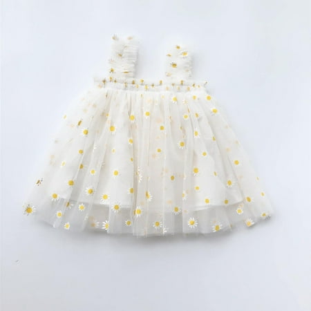 Apepal Toddler Girls Princess Dress Baby Sleeveless Daisy Floral Layered Tulle Dress Kids Birthday Party Dress
Apepal Toddler Girls Princess Dress Baby Sleeveless Daisy Floral Layered Tulle Dress Kids Birthday Party Dress