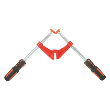 Heavy-Duty Double Handle Right Angle Clamp - Malleable Cast Iron Woodworking F Clip Strong Clamping Force for DIY Furniture Decoration Non-Slip TRP Coated Handle Durable Anti-Scratch
Heavy-Duty Double Handle Right Angle Clamp - Malleable Cast Iron Woodworking F Clip Strong Clamping Force for DIY Furniture Decoration Non-Slip TRP Coated Handle Durable Anti-Scratch