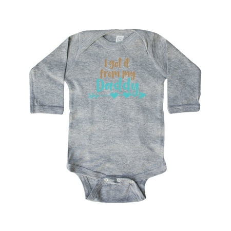 Inktastic I Got It From My Daddy Arrow Hearts - Blue Brown Gift Baby Boy or Baby Girl Long Sleeve Bodysuit
Inktastic I Got It From My Daddy Arrow Hearts - Blue Brown Gift Baby Boy or Baby Girl Long Sleeve Bodysuit