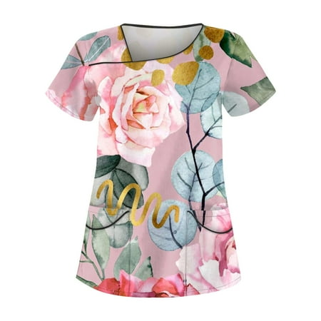 BIZIZA Maternity Scrub Top Fashion 2023 with Two Pocket Oversized Uniform Short Sleeve Floral Graphic V Neck Plus Size Tops for Women Summer Womens Vintage Gold M
BIZIZA Maternity Scrub Top Fashion 2023 with Two Pocket Oversized Uniform Short Sleeve Floral Graphic V Neck Plus Size Tops for Women Summer Womens Vintage Gold M