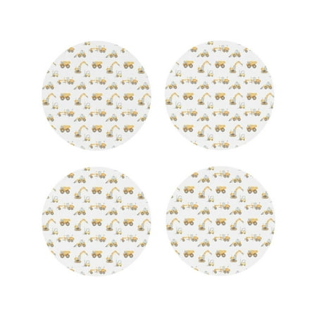 Drink Coasters Set of 4 Dump Truck Leather Coasters for Coffee Table Protector Heat Resistant Cute Coasters for Home Decor Housewarming Gifts Bar Kitchen 4 Inch Round Shape
Drink Coasters Set of 4 Dump Truck Leather Coasters for Coffee Table Protector Heat Resistant Cute Coasters for Home Decor Housewarming Gifts Bar Kitchen 4 Inch Round Shape