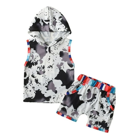 WUXIAN Toddler Boys Girls Sleeveless Hooded T-Shirts Tops Shorts Outfits Infants Baby Clothes Children Soft Dailywear
WUXIAN Toddler Boys Girls Sleeveless Hooded T-Shirts Tops Shorts Outfits Infants Baby Clothes Children Soft Dailywear