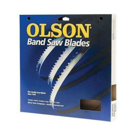 Olson 32-7/8 in. L X 1/2 in. W Bi-Metal Portable Band Saw Blade 14 TPI Regular teeth 1 pk
Olson 32-7/8 in. L X 1/2 in. W Bi-Metal Portable Band Saw Blade 14 TPI Regular teeth 1 pk