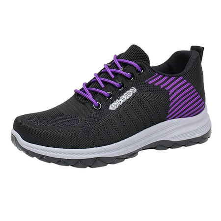 SEMIMAY Fashion Spring And Summer Women s Sports Flat Non Slip Fly Woven Mesh Breathable Lace Up Colorblock Comfortable Purple
SEMIMAY Fashion Spring And Summer Women s Sports Flat Non Slip Fly Woven Mesh Breathable Lace Up Colorblock Comfortable Purple