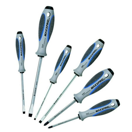 Witte Maxx Plus Slotted and Phillips Screwdriver Set 6 Pieces Large